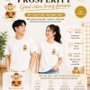 Áo Thun Thêu Heo May Mắn Prosperity